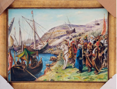 Fatih Sultan Mehmet'in Gemileri Karadan Yürütmesi resmi
