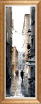 İtalya Sokakları Yağlı Boya Tablo resmi