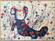 Pop Art Figüratif Renkli Yağlı Boya Tablo resmi