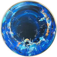 İstanbul Girdabı Yağlı Boya Tablo resmi