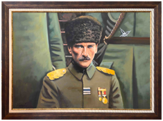 Asker Mustafa Kemal Atatürk Yağlı Boya Tablo resmi