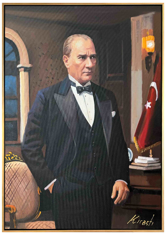 Mustafa Kemal Atatürk Yağlı Boya Tablo resmi
