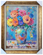 Rengarenk Çiçekler Yağlı Boya Tablo resmi