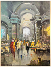 Kapalı Çarşı Yağlıboya Tablo resmi